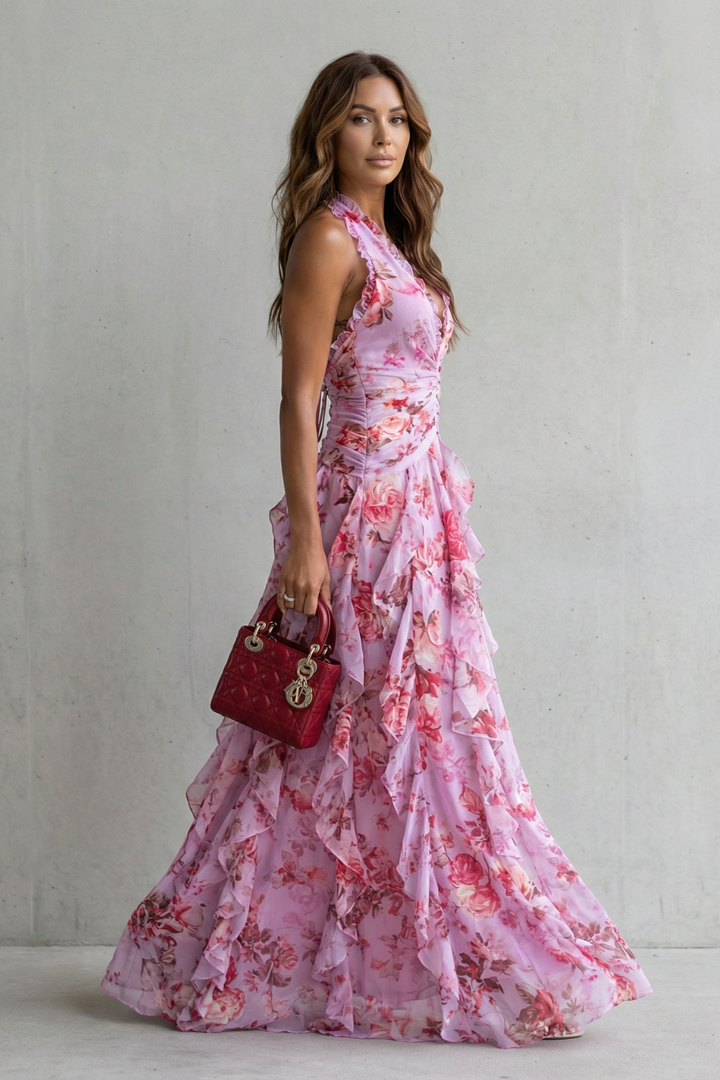 Elegante Vestido Halter Maxi (3)