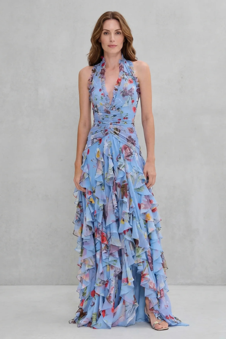 Elegante Vestido Halter Maxi (6)