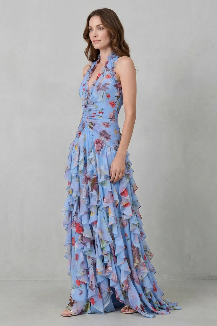 Elegante Vestido Halter Maxi (7)