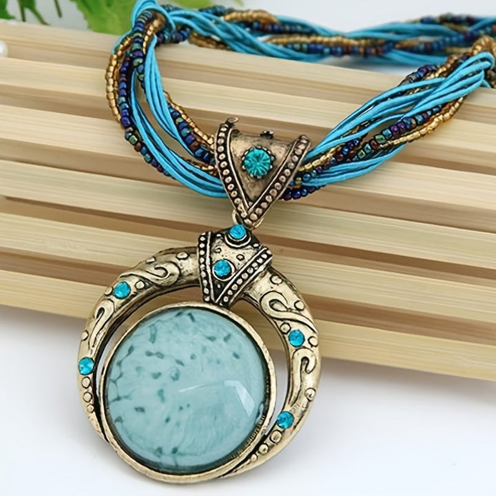 Collar con colgante Boho