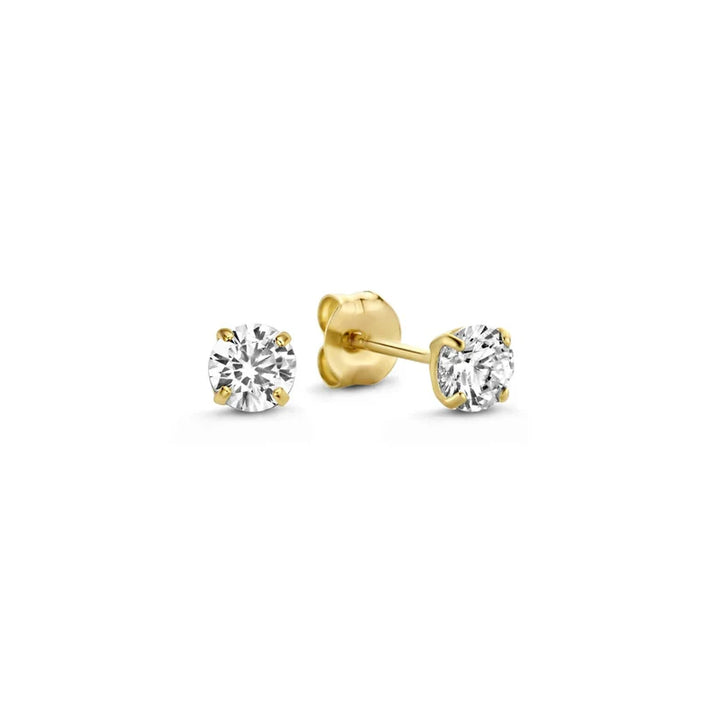 Conjunto de Pendientes de Piedra Color oro Elegante Dara Brillane