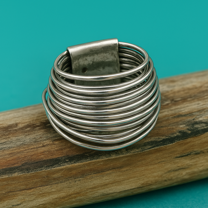 Anillo Vintage de Color plata Lagen