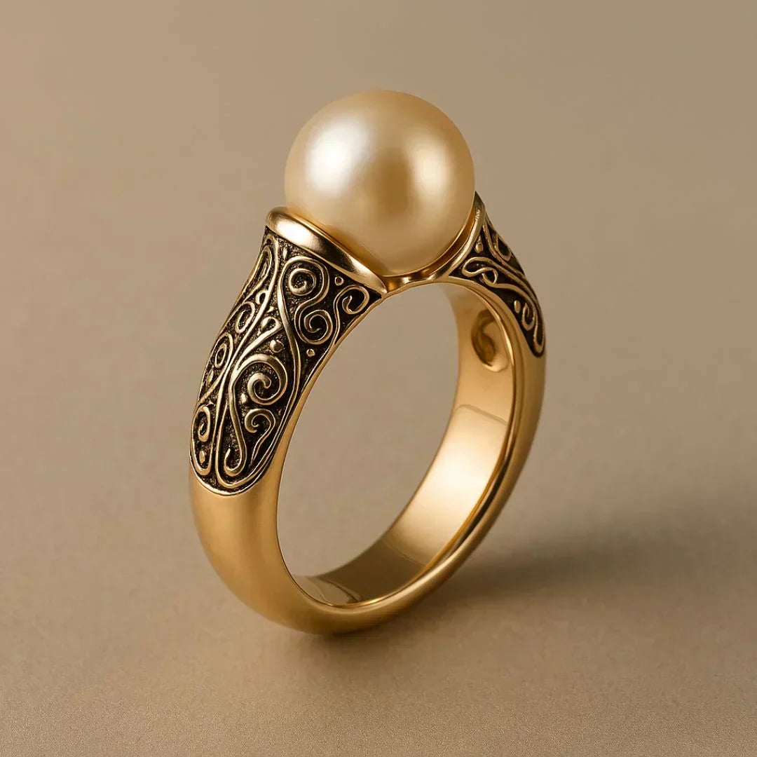 Anillo de Color oro Vintage
