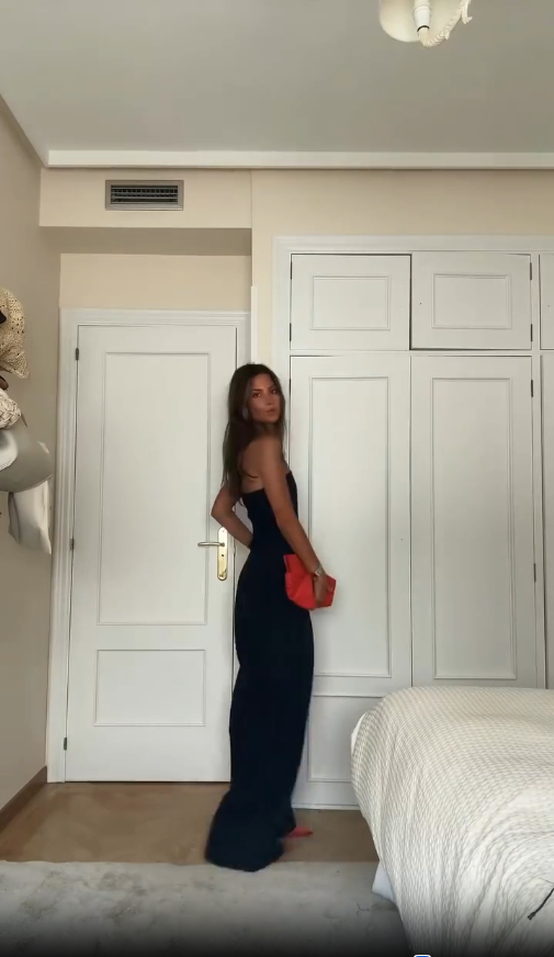 Jumpsuit Mujer Ajustado Elegante en Negro 6