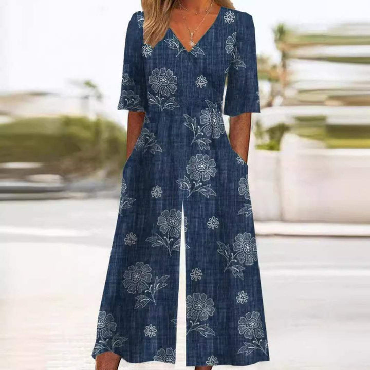 Jumpsuit para Mujer Estilo Boho Floral (4)