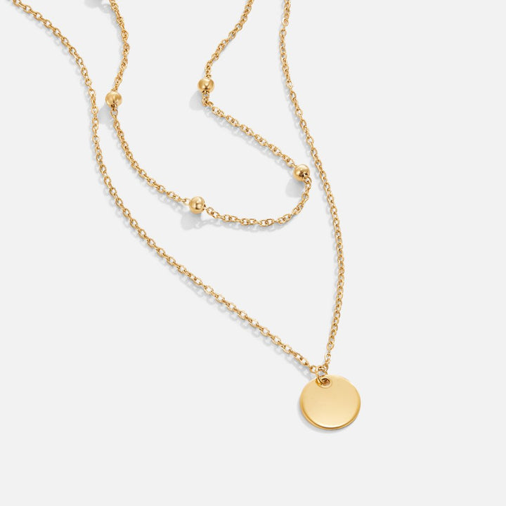 Collar de capas con colgante