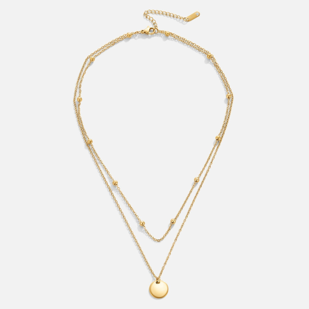 Collar de capas con colgante