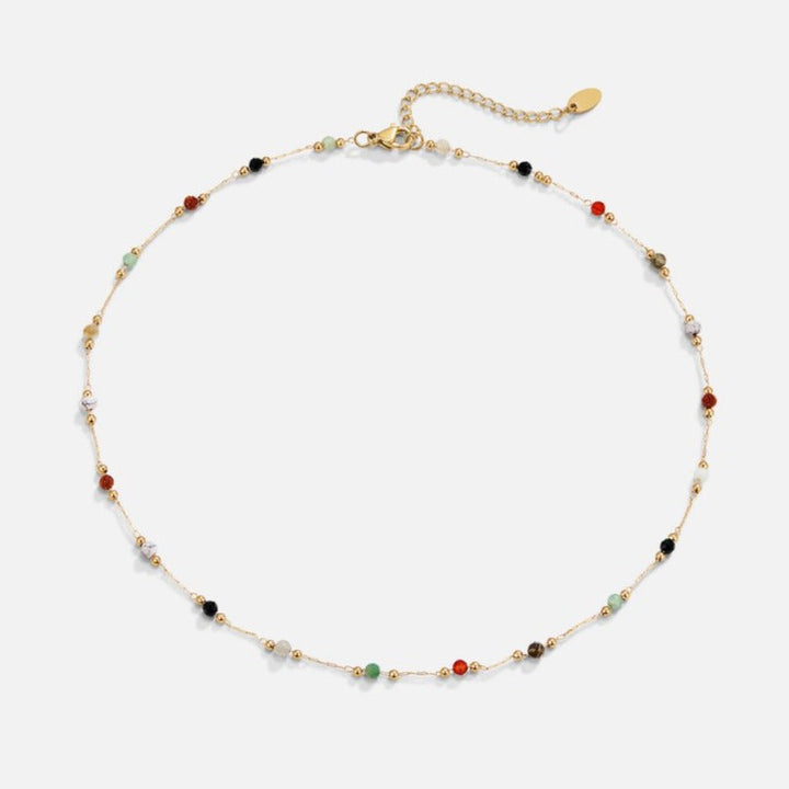 Collar de piedra minimalista