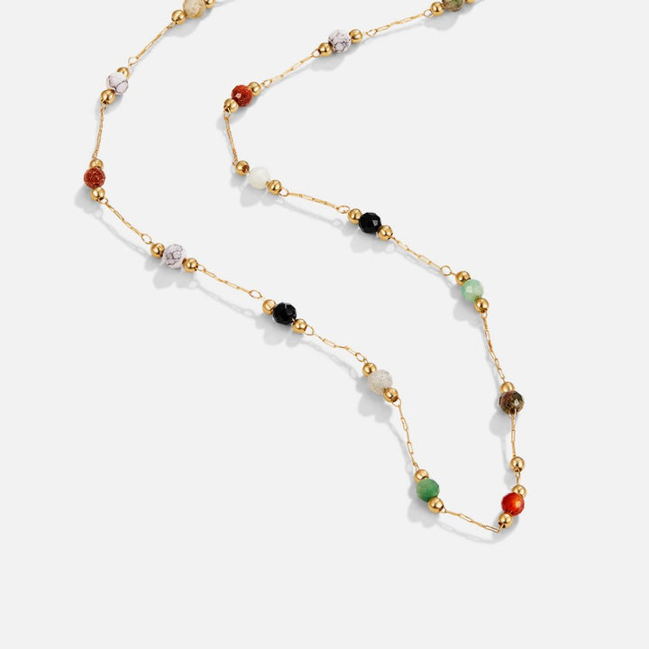 Collar de piedra minimalista