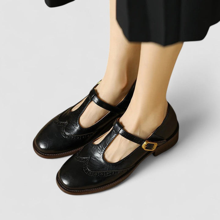 Mary Janes Ortopédicos para Comodidad Diaria en Negro
