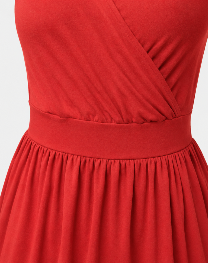 Mujer Vestido de Cóctel Maxi Asimétrico (10)