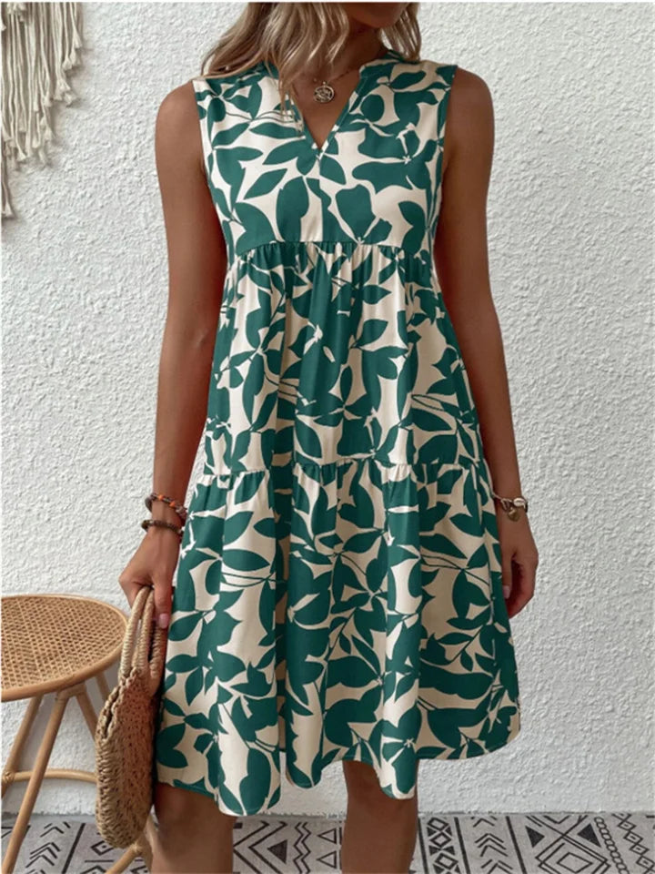 Mujer Vestido de Verano Elegante