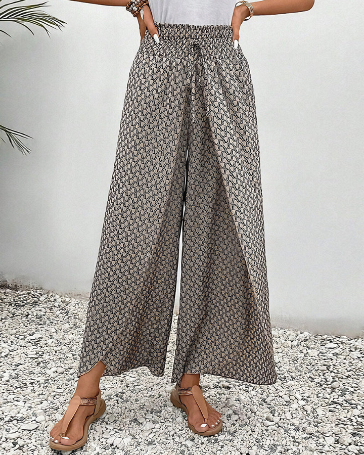 Pantalones Anchos Elegantes Respirables (3)