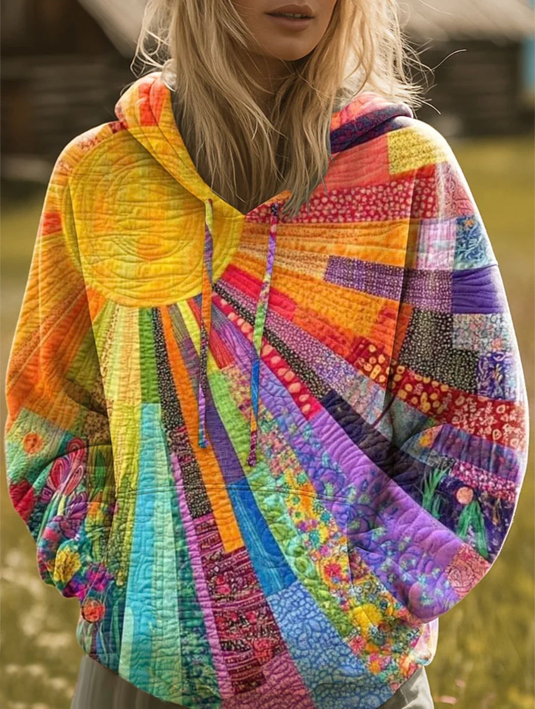 Pullover Boho Multicolor para Mujer en Multicolor