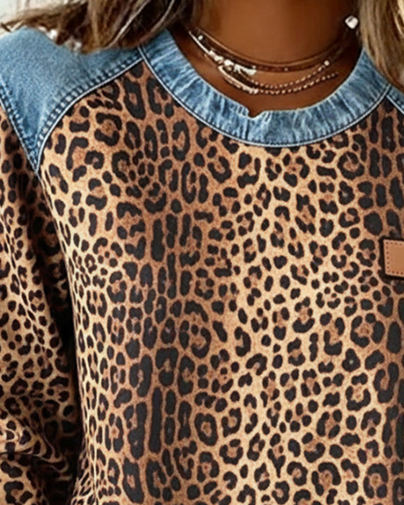 Pullover de Mujer Estampado Leopardo (2)
