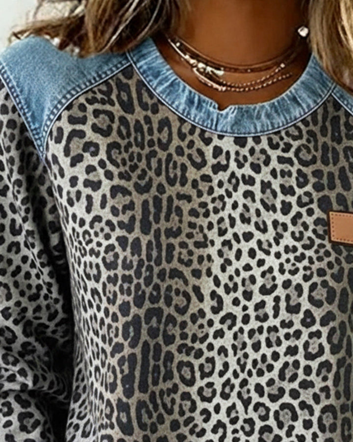 Pullover de Mujer Estampado Leopardo (5)