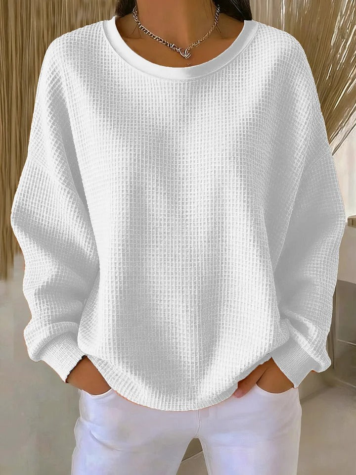 Pullover Suave Acogedor en Blanco