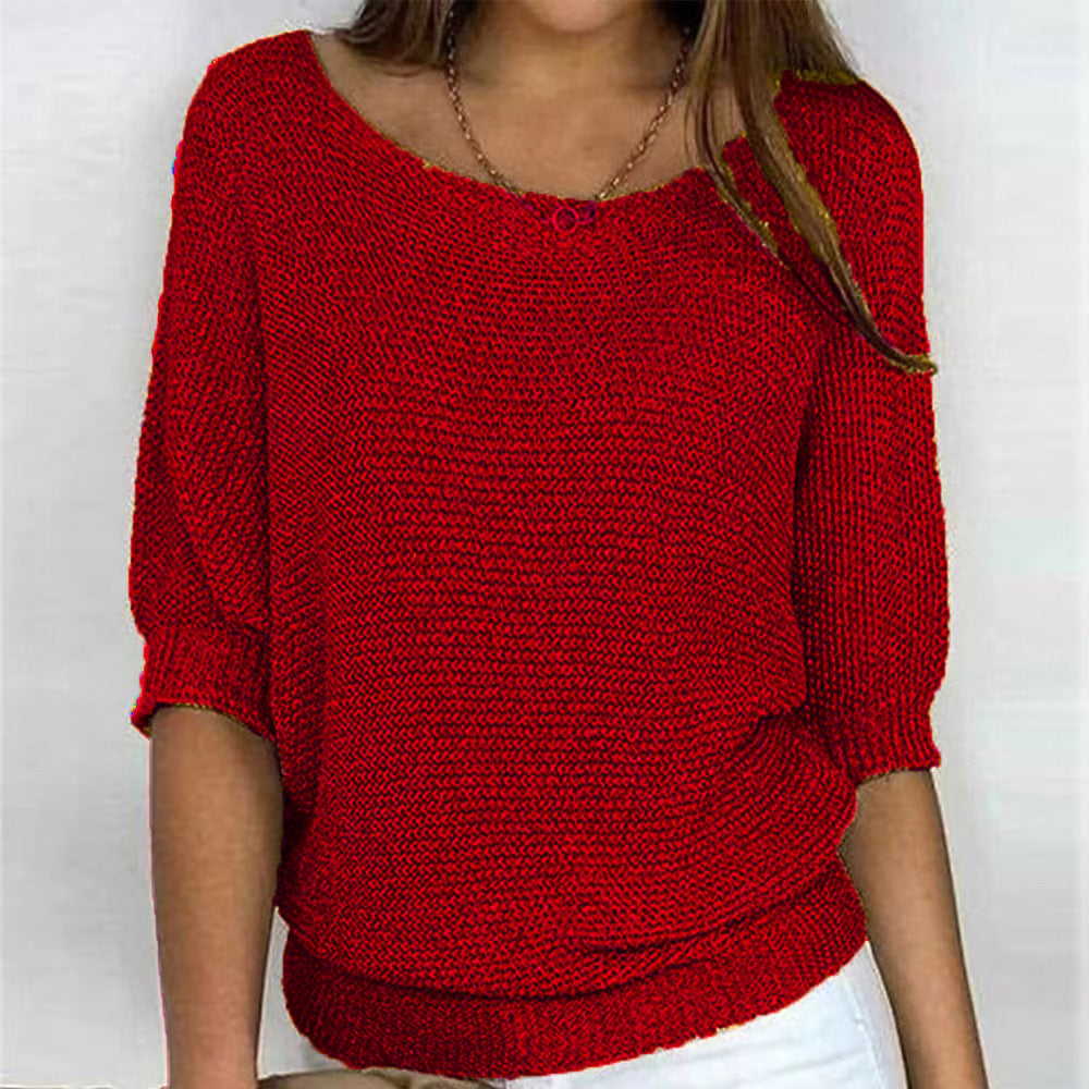 Pullover Suave Imprescindible en Rojo