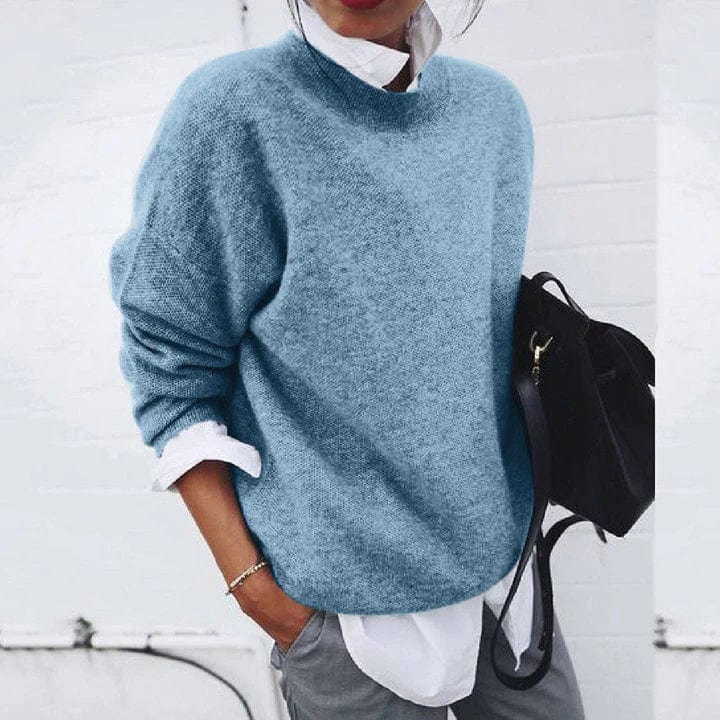 Pullover Suave Premium en Azul