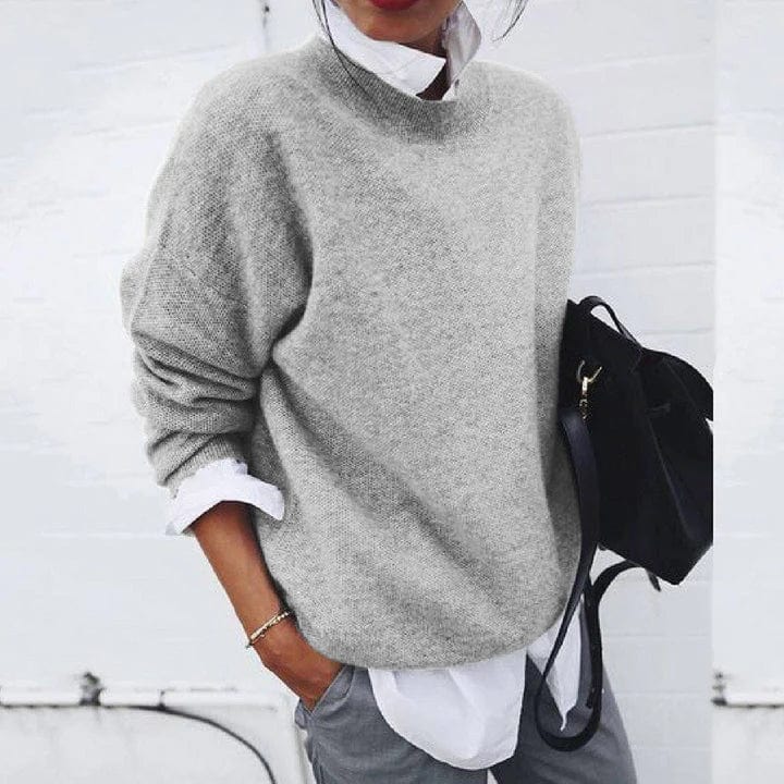 Pullover Suave Premium en Gris
