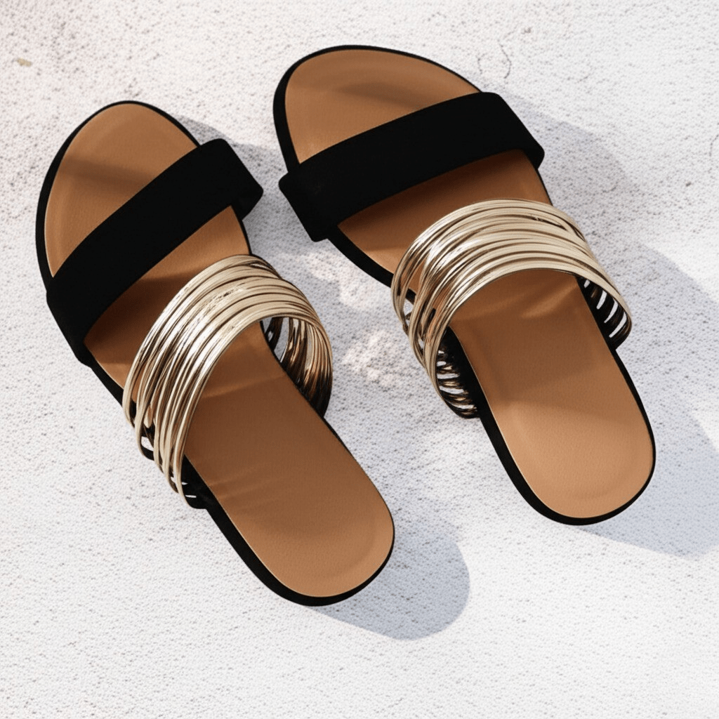 Sandalias Elegantes para el Verano con Doble Correa (3)