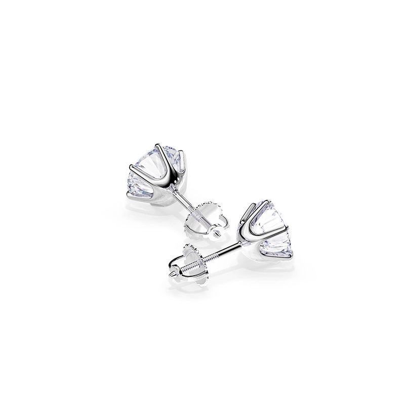 Pendientes Tera de Color oro Blanco Elegantes