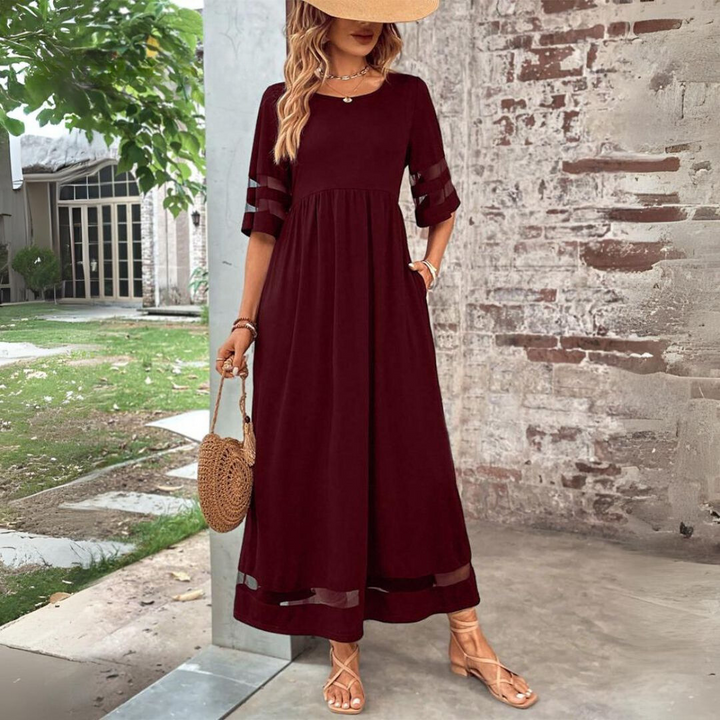Sofisticado Vestido de Playa Maxi (3)