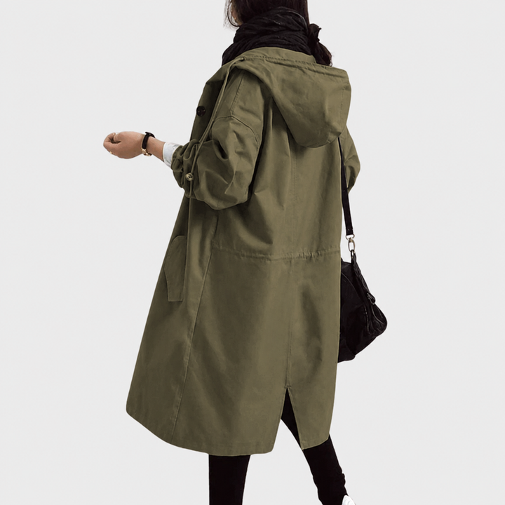 Trenchcoat Elegante Versátil para Lluvia (11)