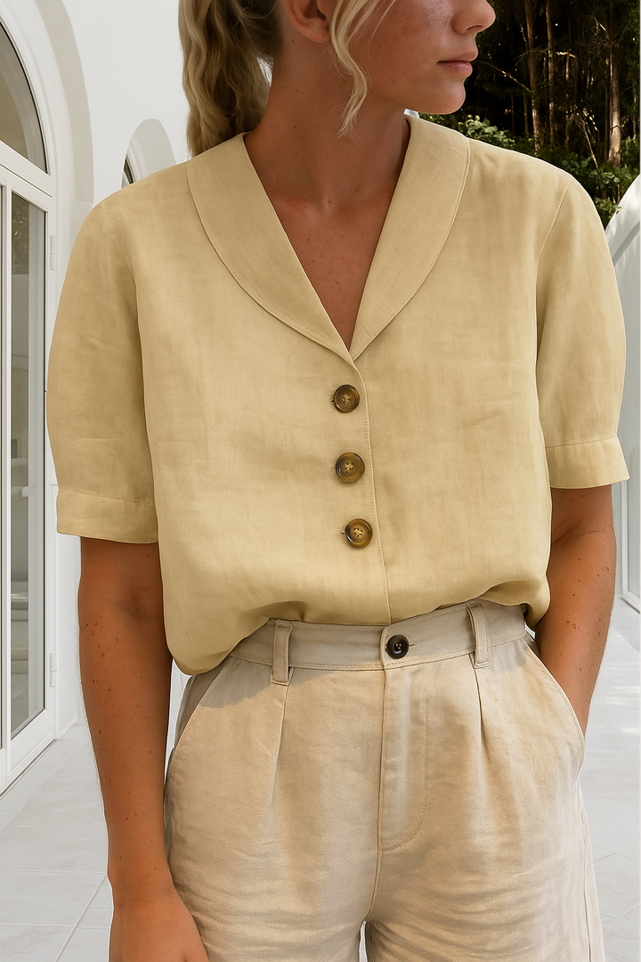 Trendiges Damen-T-Shirt Womens t-shirt en Beige