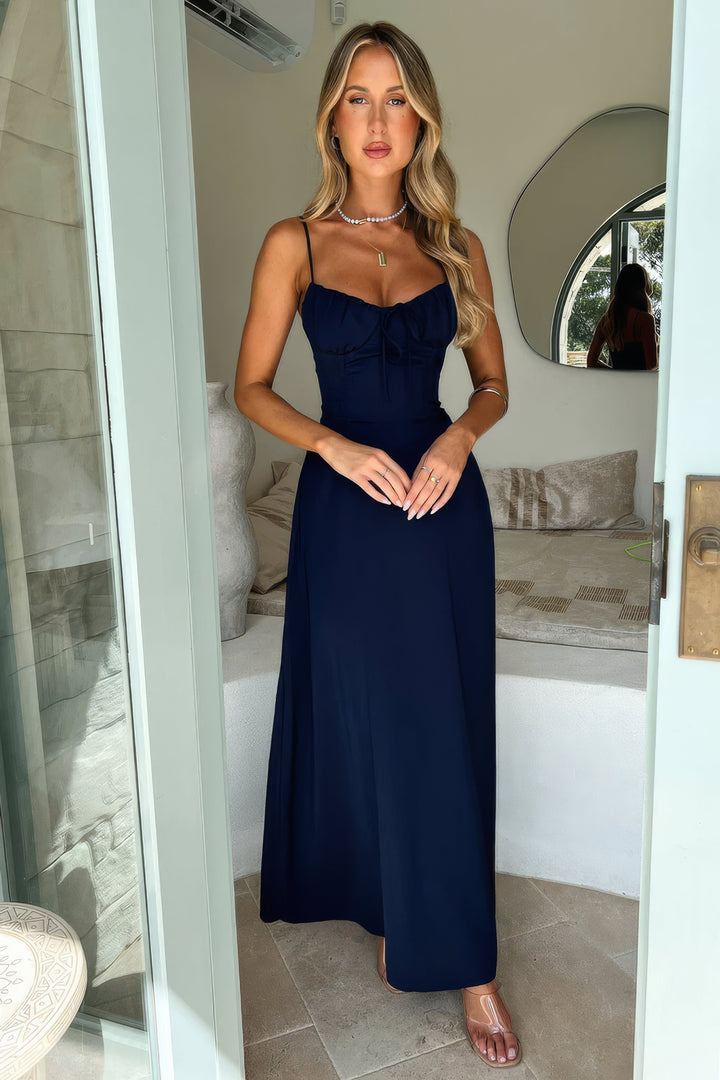 Vestido de Verano Maxi Fluido y Elegante en Niebieski 1