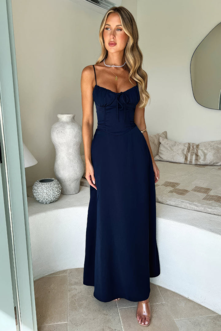 Vestido de Verano Maxi Fluido y Elegante en Niebieski 2