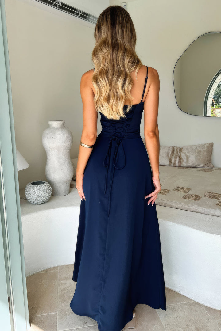 Vestido de Verano Maxi Fluido y Elegante en Niebieski 5