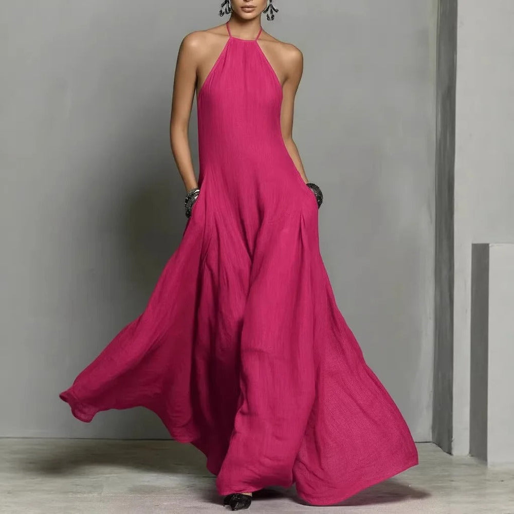 Vestido Halter Maxi en 2