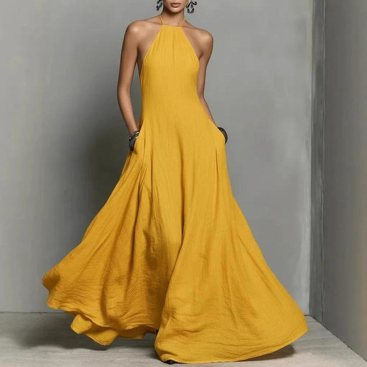 Vestido Halter Maxi en 4