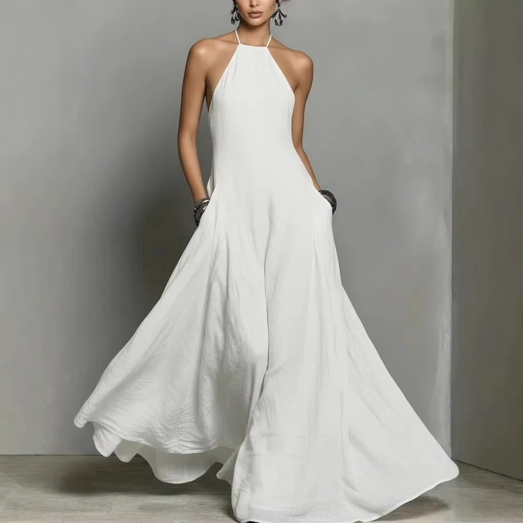 Vestido Halter Maxi en 6
