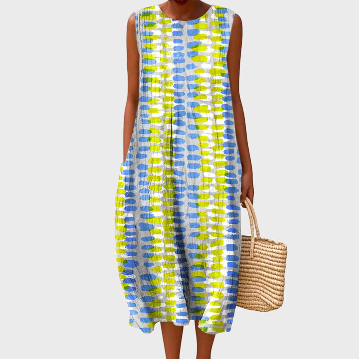 Vestido ligero de verano a la rodilla en Mehrfarben 2