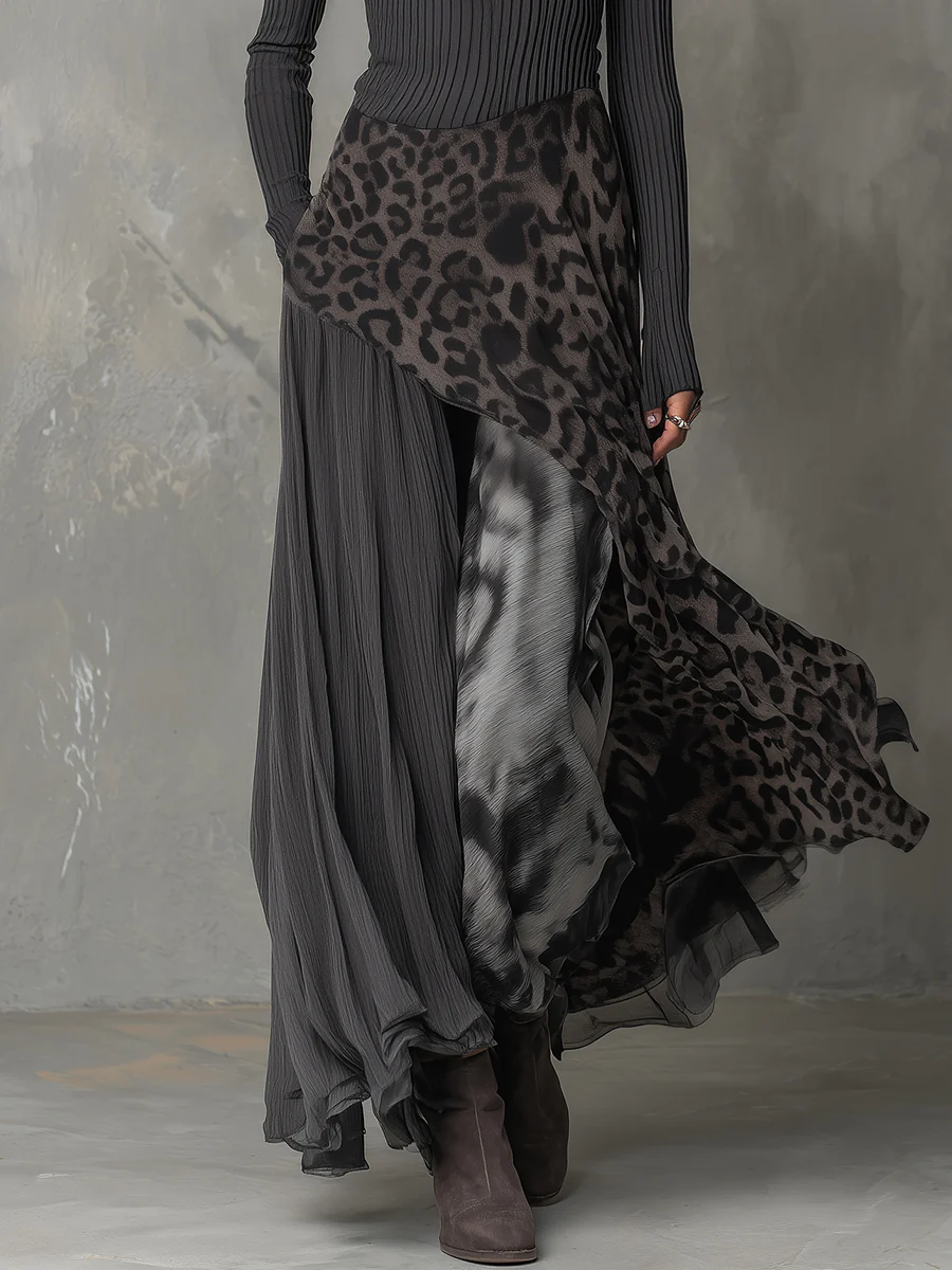 Vestido Maxi Boho Estampado para Otoño (4)