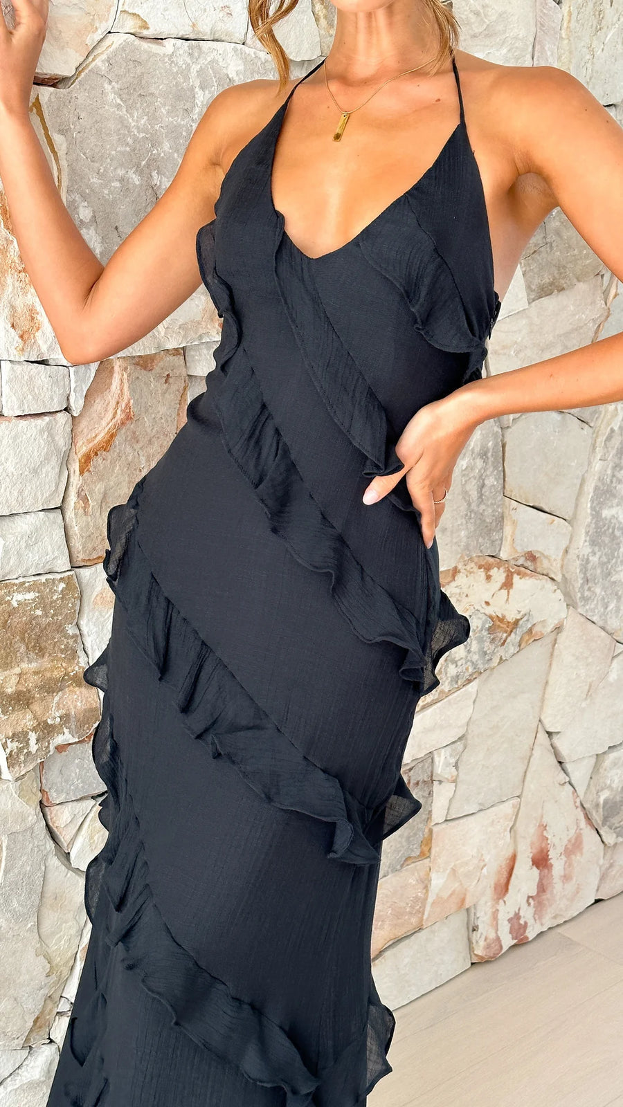 Vestido Maxi Elegante para Invitadas de Boda (4)