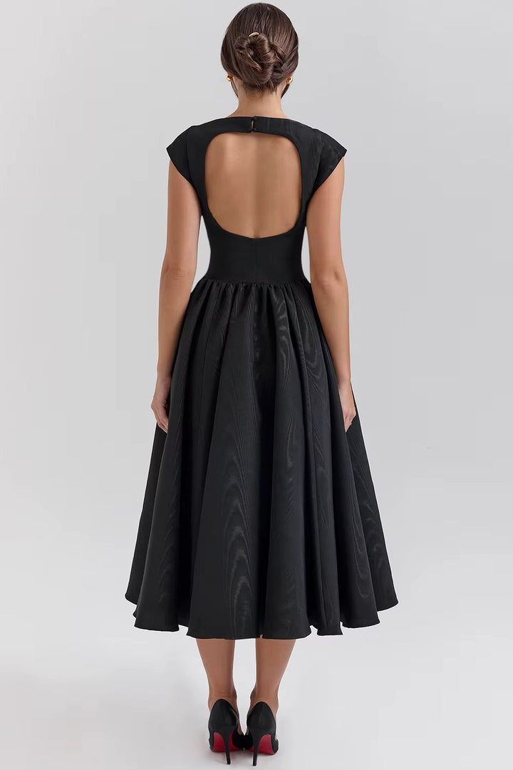 Vestido Midi Estructurado para Invitada de Boda (9)