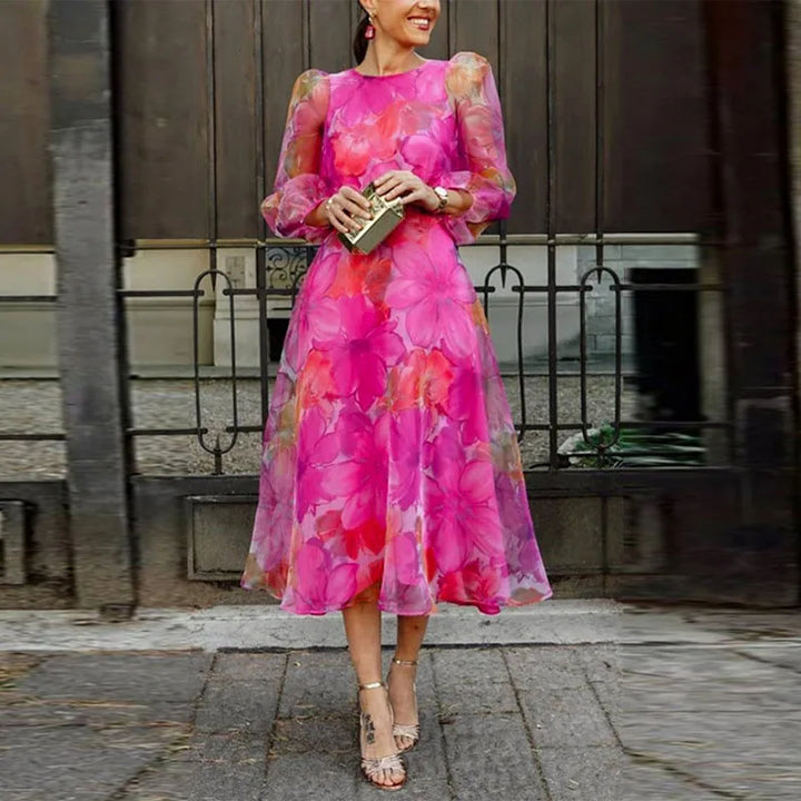 Women Wedding Guest Dress Formal en Rosa